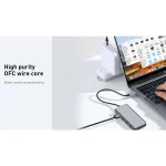 Recci 5 in 1 Hub (Type C4xUSB 3.0 USB) 120mm - Image 4