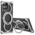 Luxury Metal Frame with 360° Rotating Ring Case for Samsung - Image 3