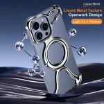 Liquid Plating PC Hollow MagSafe Case - Image 4