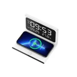 Recci 3 In 1 Alarm Wireless Charger With Lamp