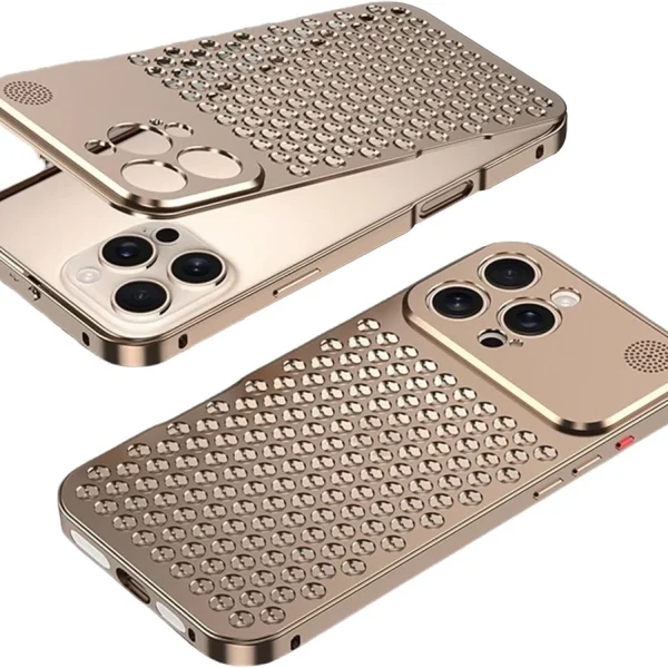 Metal Heat Dissipation Aluminum Fragrance Cooling Cover Shockproof for iPhone