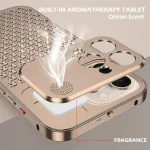 Metal Heat Dissipation Aluminum Fragrance Cooling Cover Shockproof for iPhone - Image 4