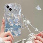 Luxury Butterfly Glitter Clear TPU Soft Phone case