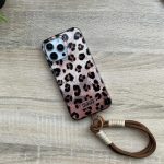 Milk Leopard Case with Chain