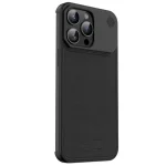 Premium Leather Hollowed-Out Design Case with Aluminum Back Without Frame - Image 3