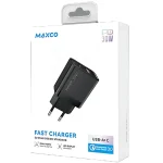 Maxco GaN Fast Charger PD 30W Dual Ports EU Plug Design Standard