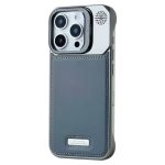 Premium Leather Hollowed-Out Design Case with Aluminum Back Without Frame With Camera Stand - Image 5
